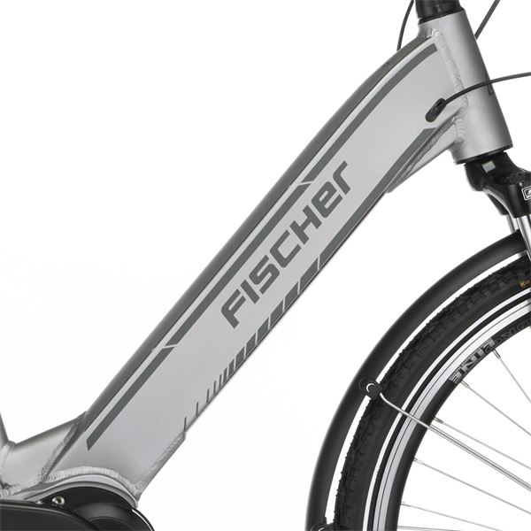 Vélo ville électrique mixte Fischer Cita 4.0i gris