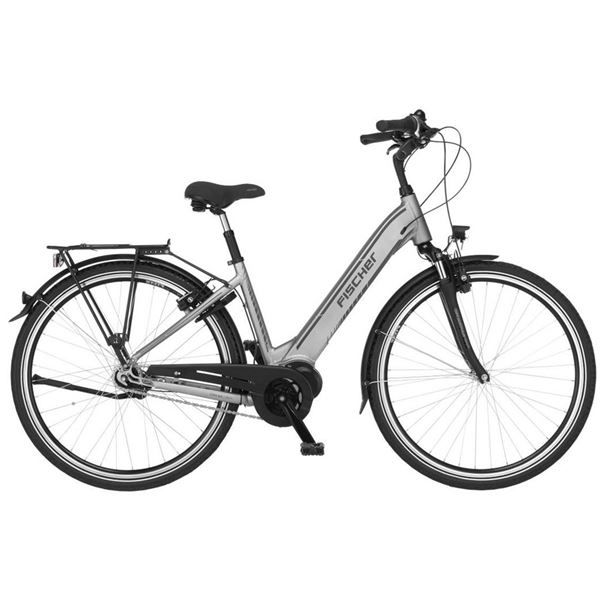 Vélo ville électrique mixte Fischer Cita 4.0i gris