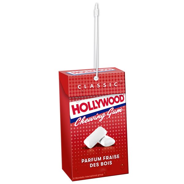 Désodorisant voiture carte parfumée HOLLYWOOD Fraise
