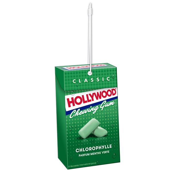 Désodorisant voiture carte parfumée HOLLYWOOD Chlorophylle