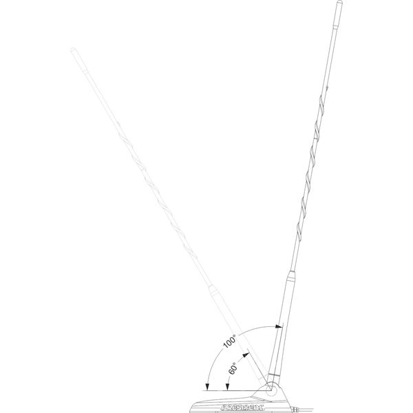 ANTENNE MAGNETIQUE VIRGINIA PRESIDENT