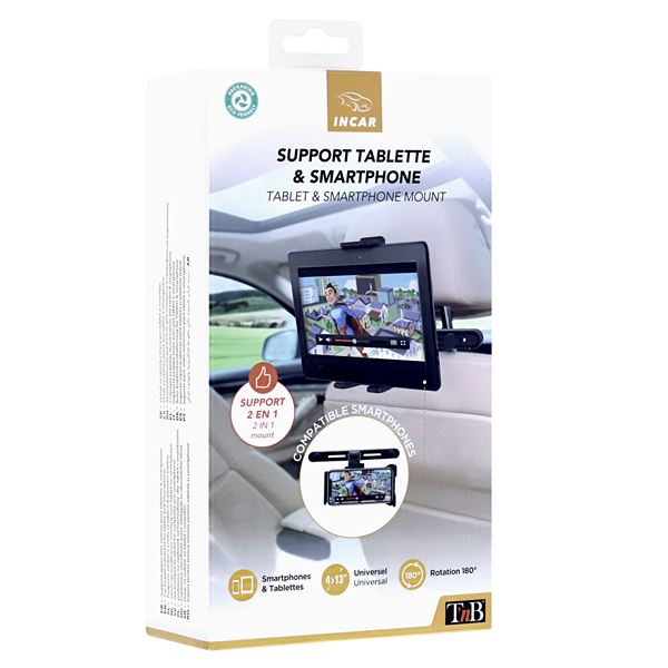 Support Pince pour Tablette et Smartphone T'nB
