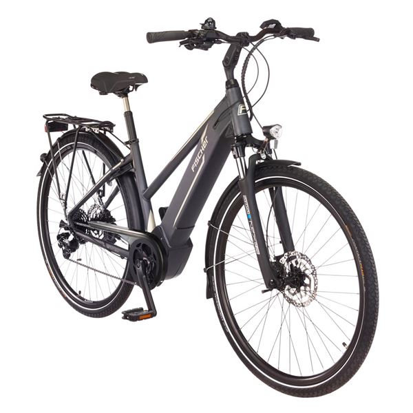 Vélo tout chemin électrique femme Fischer Viator 5,0i gris