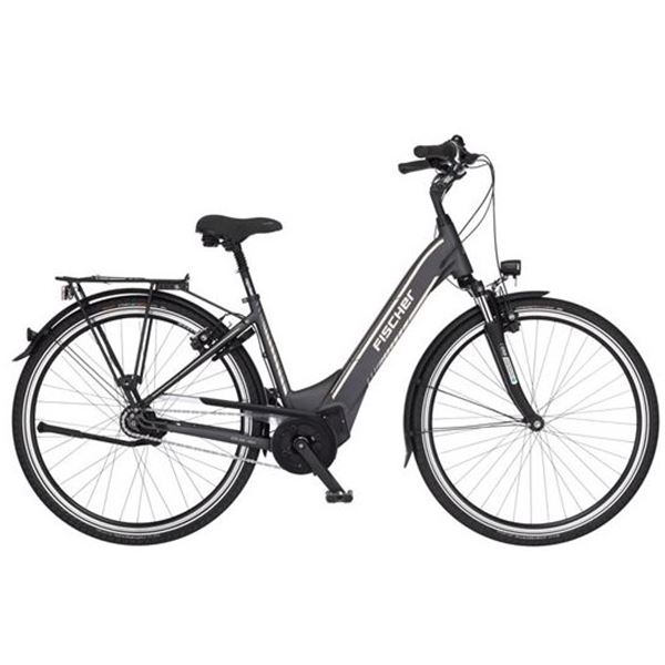 Vélo ville électrique mixte Fischer Cita 5.0i gris