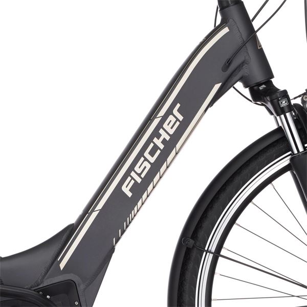 Vélo ville électrique mixte Fischer Cita 5.0i gris