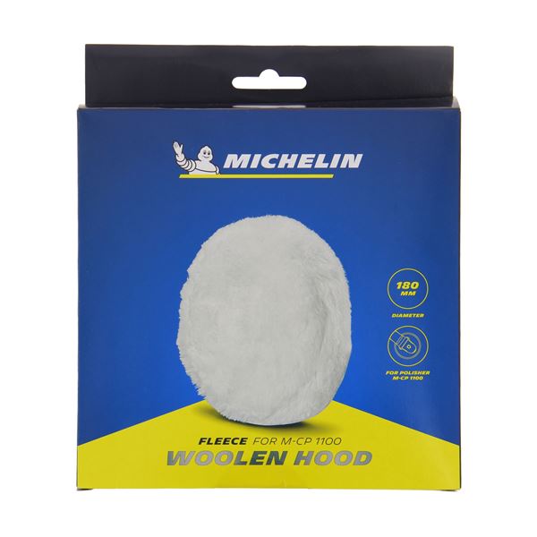 Lot MICHELIN Polisheuse Pro 230V + 2 Bonnets (1 Laine, 1 Mousse) + Polish micro-rayures