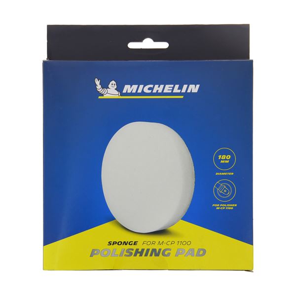 Lot MICHELIN Polisheuse Pro 230V + 2 Bonnets (1 Laine, 1 Mousse) + Polish micro-rayures
