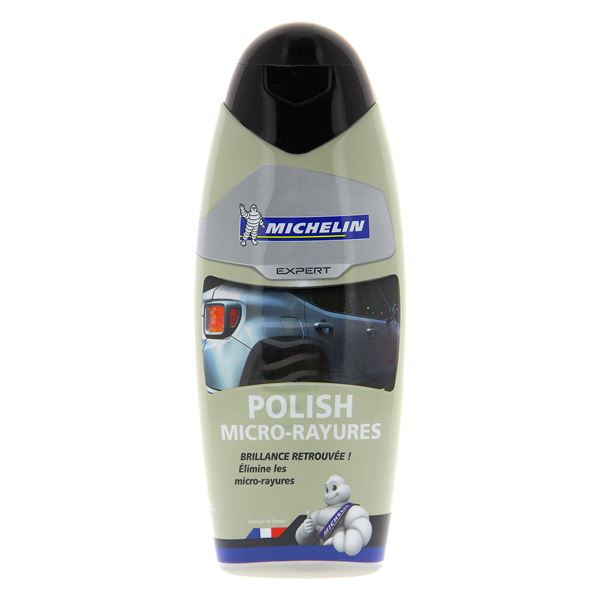Lot MICHELIN Polisheuse Pro 230V + 2 Bonnets (1 Laine, 1 Mousse) + Polish micro-rayures