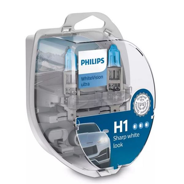 2 ampoules Philips Premium White Vision Ultra H1