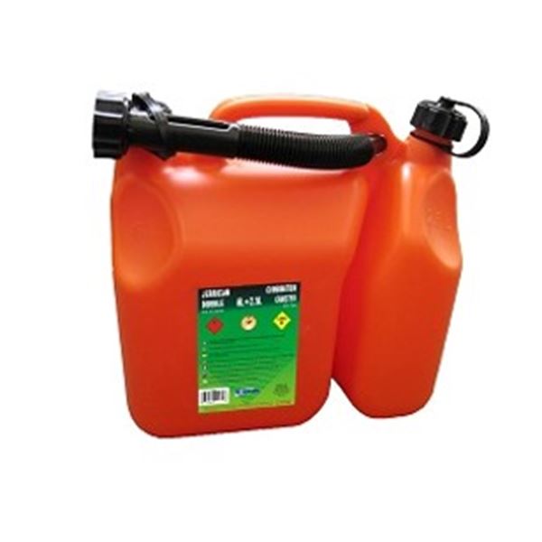 Jerrican hydrocarbure 8,5L double compartiment