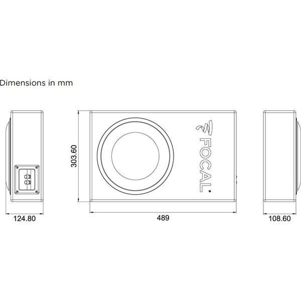 SUBWOOFER PSB 200 FOCAL