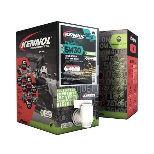 Huile moteur KENNOL Ecobox Essence/Diesel 5W30 A5/B5 5L