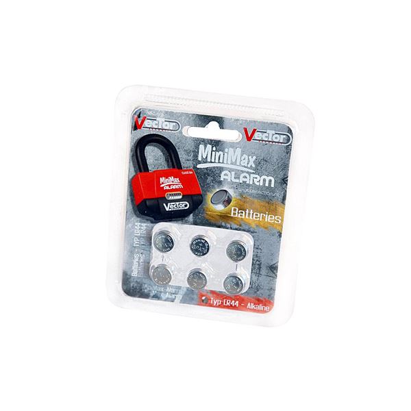 Piles pour antivol VECTOR LR44 1,5V 6pcs