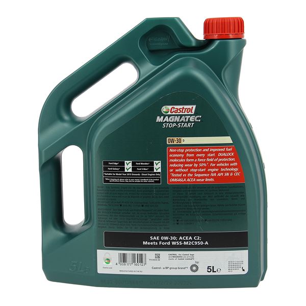 Huile moteur CASTROL Magnatec Start-stop C2 Diesel 0W30 5L