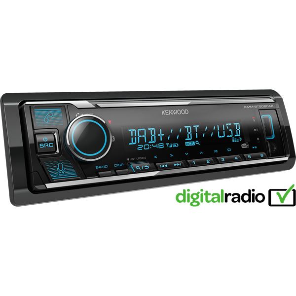 Autoradio KMM-BT506DAB + Antenne DAB+ Kenwood
