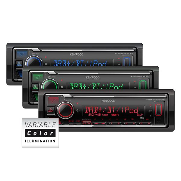 Autoradio KMM-BT506DAB + Antenne DAB+ Kenwood
