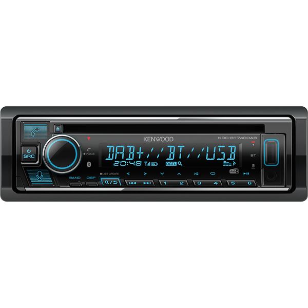 Autoradio KDC-BT740DAB + Antenne DAB+ Kenwood