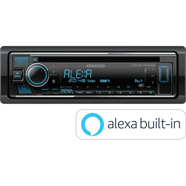 Autoradio KDC-BT740DAB + Antenne DAB+ Kenwood