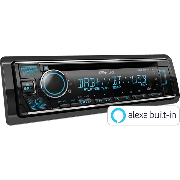 Autoradio KDC-BT740DAB + Antenne DAB+ Kenwood