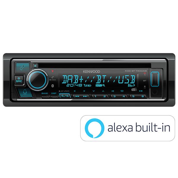 Autoradio KDC-BT740DAB + Antenne DAB+ Kenwood