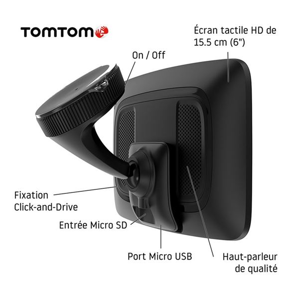 GPS TomTom GO Discover 6" Monde