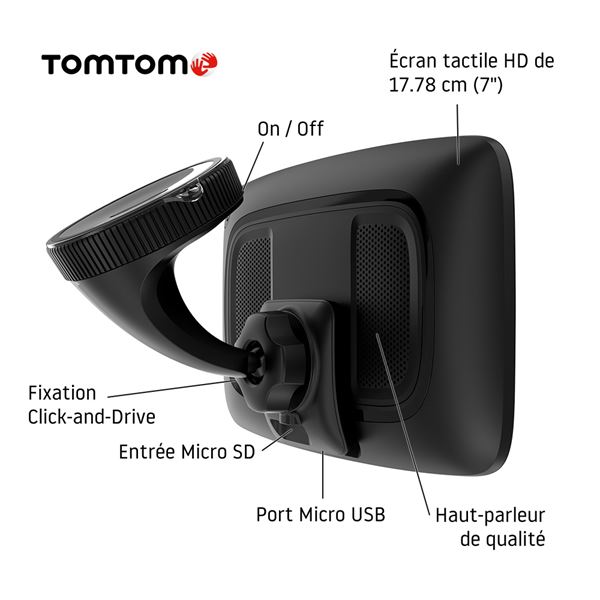 GPS TomTom GO Discover 7" Monde