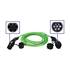 Câble de charge véhicule électrique  T2/T2 16A monophasé BLAUPUNKT