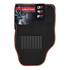 TAPIS WAIT 4 PIECES UNIVERSEL ROUGE