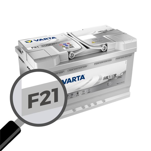 Batterie voiture Varta Start & Stop AGM F21 - 80Ah / 800A - 12V
