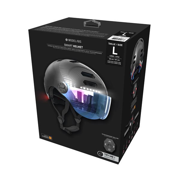 Casque de protection Smart Made For Xiaomi Gris Taille M