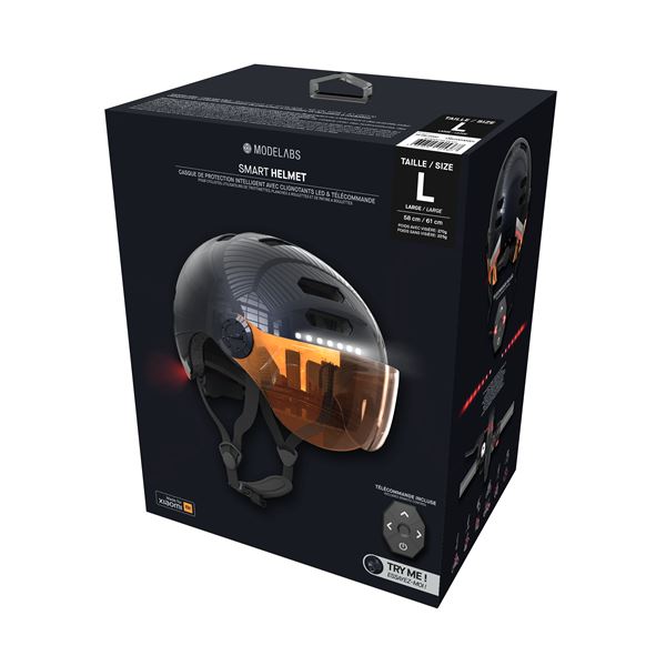 Casque de protection Smart Made For Xiaomi Bleu Taille L
