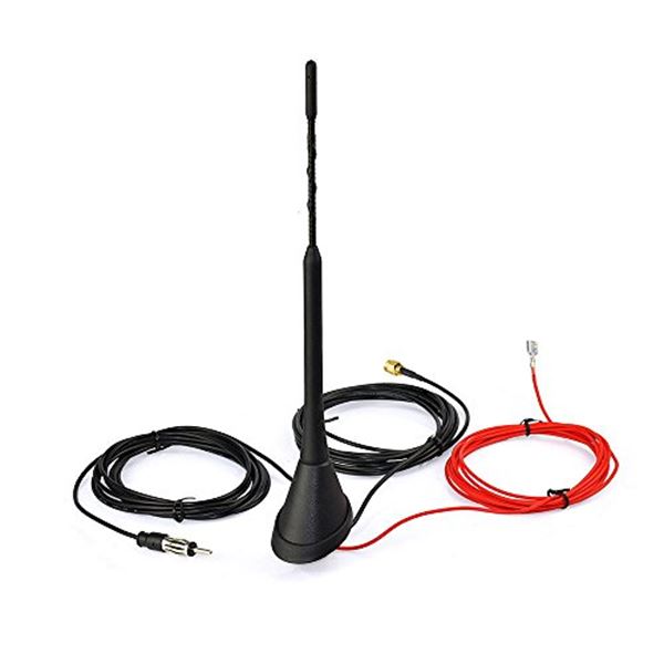 Antenne de toit type vw brin 230 mm + amplificateur DAB+/FM