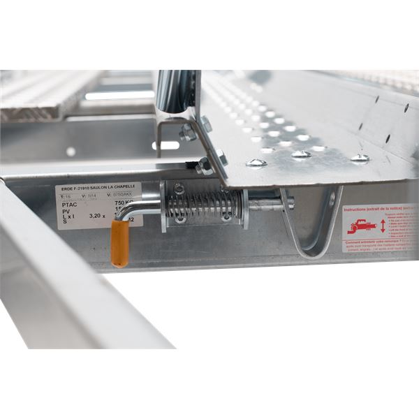 PORTE MOTO 1 RAIL BASCULANT ERDE