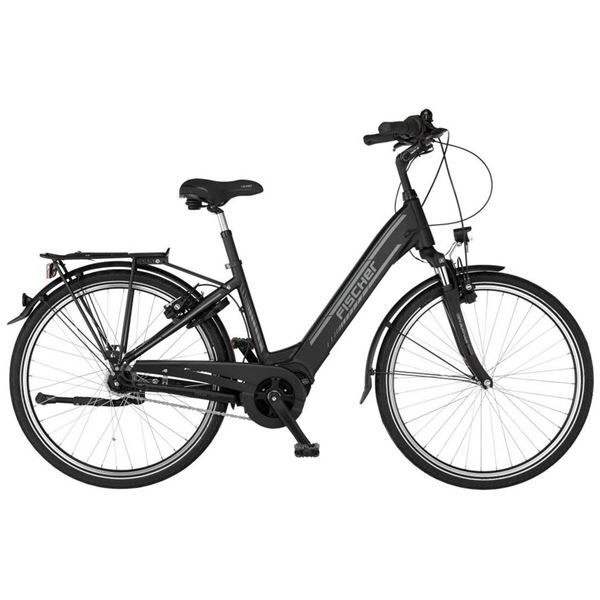 Vélo ville électrique mixte Fischer Cita 4.1i noir mat
