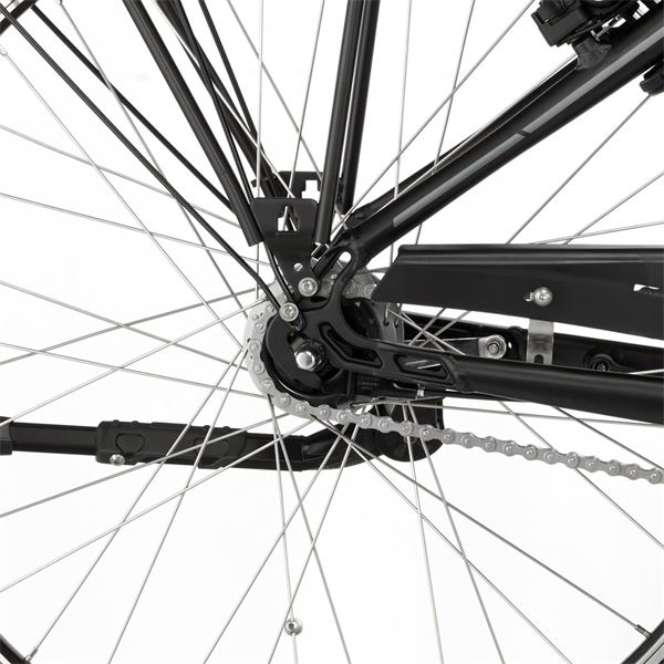 Vélo ville électrique mixte Fischer Cita 4.1i noir mat