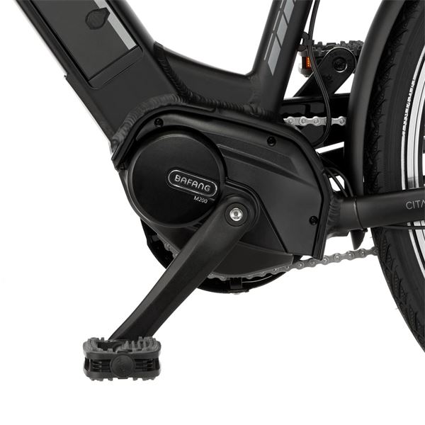 Vélo ville électrique mixte Fischer Cita 4.1i noir mat