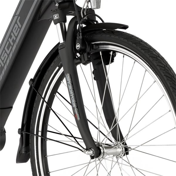 Vélo ville électrique mixte Fischer Cita 4.1i noir mat