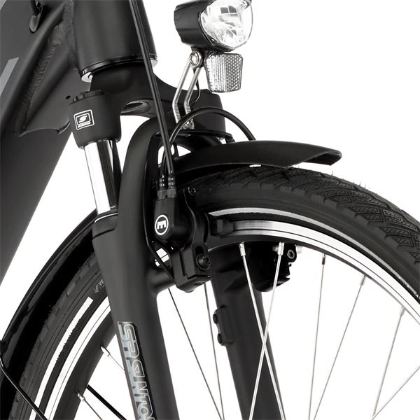 Vélo ville électrique mixte Fischer Cita 4.1i noir mat