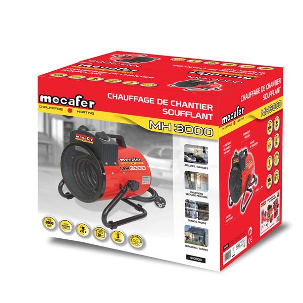 CHAUFFAGE CHANTIER 3000W TURBO MECAFER