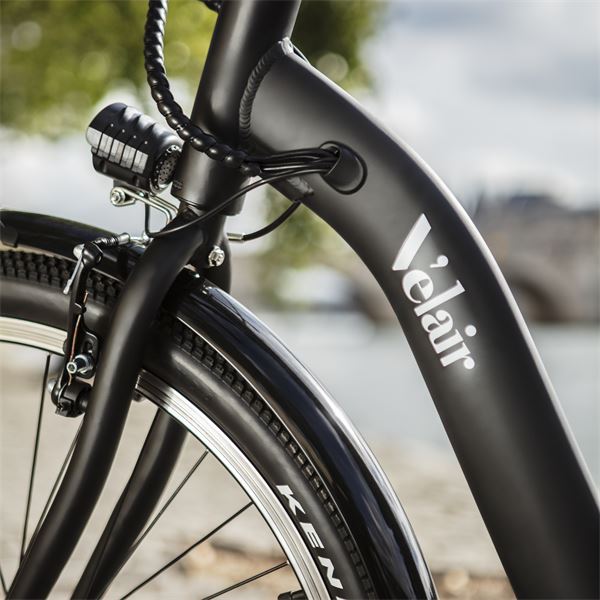 Vélo ville électrique City Velair Noir