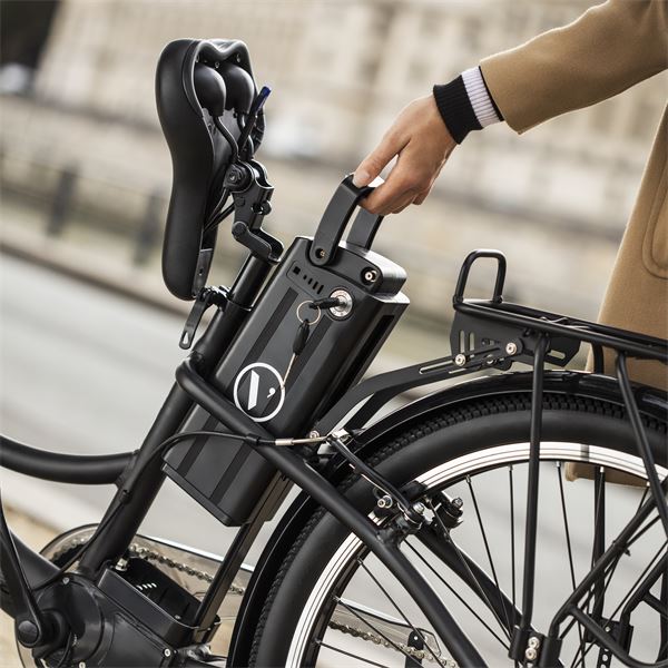 Vélo ville électrique City Velair Noir