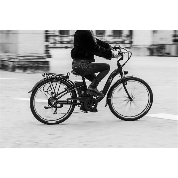 Vélo ville électrique City Velair Noir