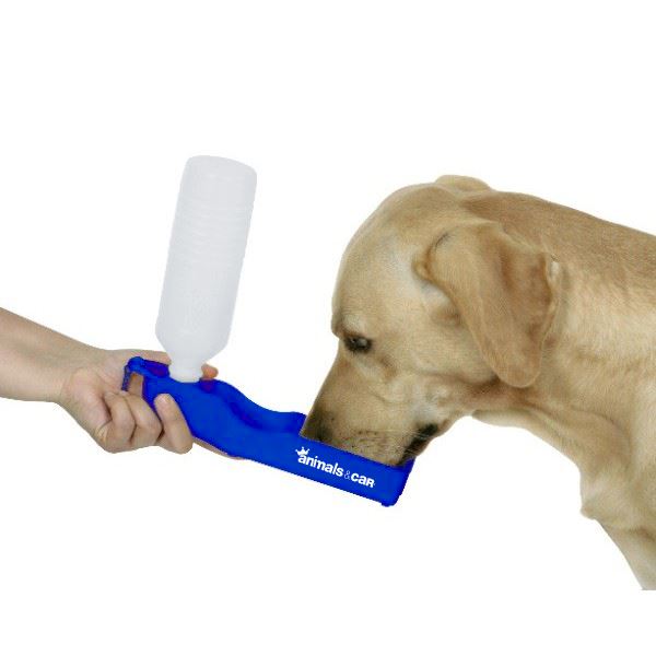 Gourde de voyage avec abreuvoir pour animaux ANIMALS&CAR