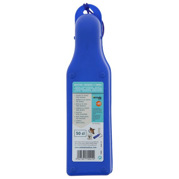 Gourde de voyage avec abreuvoir pour animaux ANIMALS&CAR