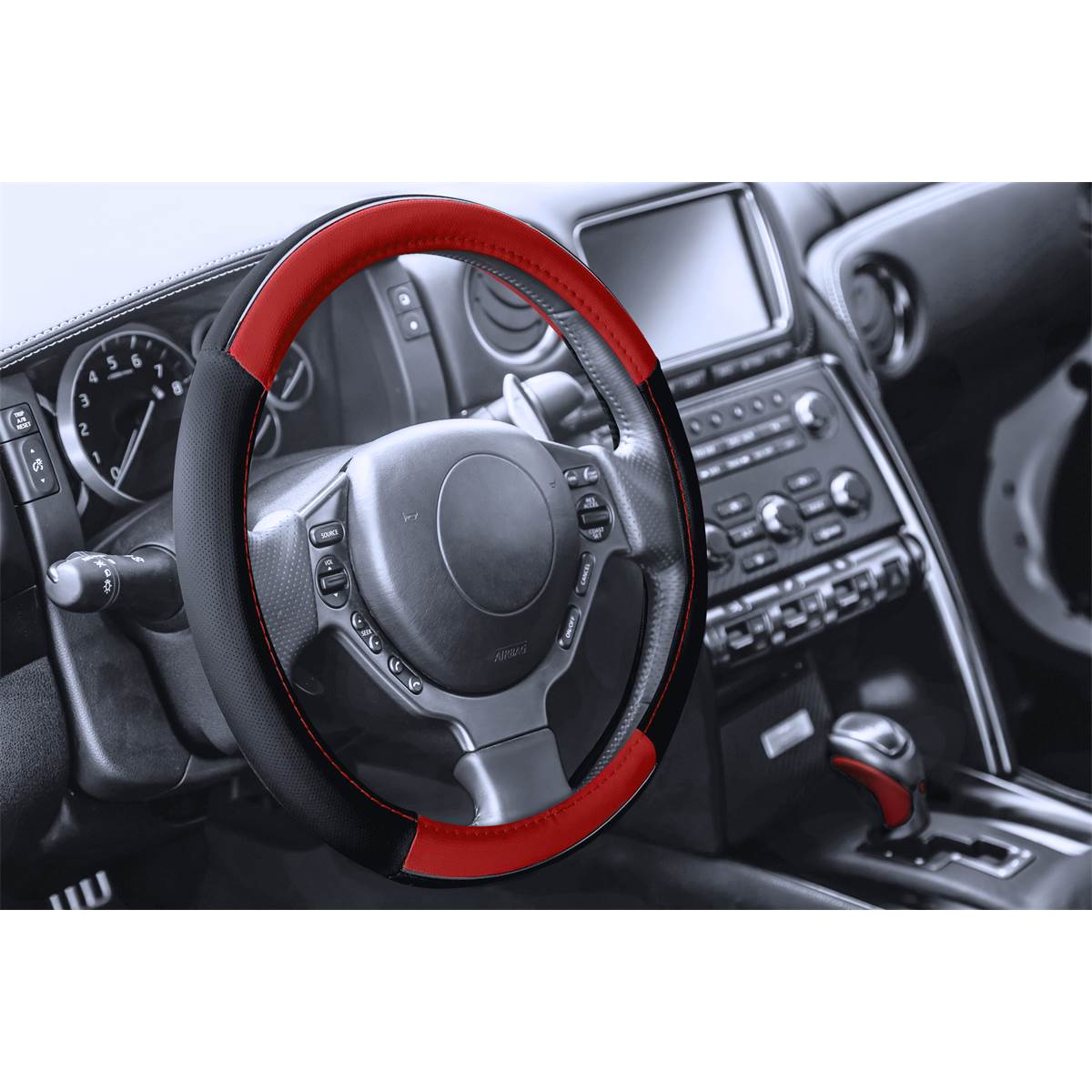 Couvre Volant Spa Rouge