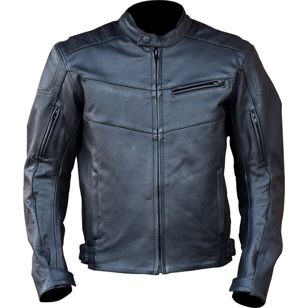 BLOUSON CUIR NOIR YUROK TL
