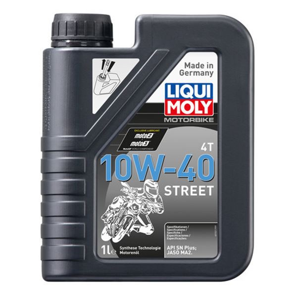 Huile moteur synthétique 4T 10W40 pour moto Liqui Moly 1L