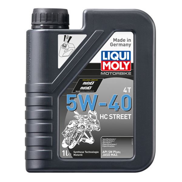 Huile moteur synthétique 4T 5W40 pour moto Liqui Moly 1L