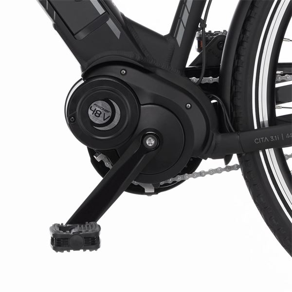 Vélo ville électrique mixte Fischer Cita 3.1i noir