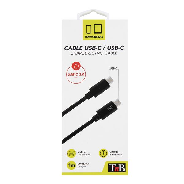 Câble USB C / USB-C/USB-C TNB